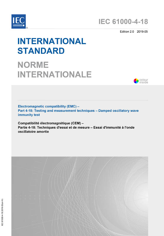 Cover IEC 61000-4-18:2019